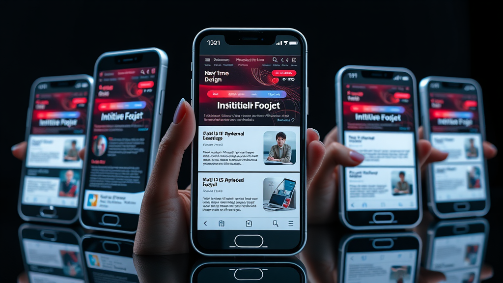 Sleek modern website design for small business SEO in West Bloomfield, displayed on multiple devices