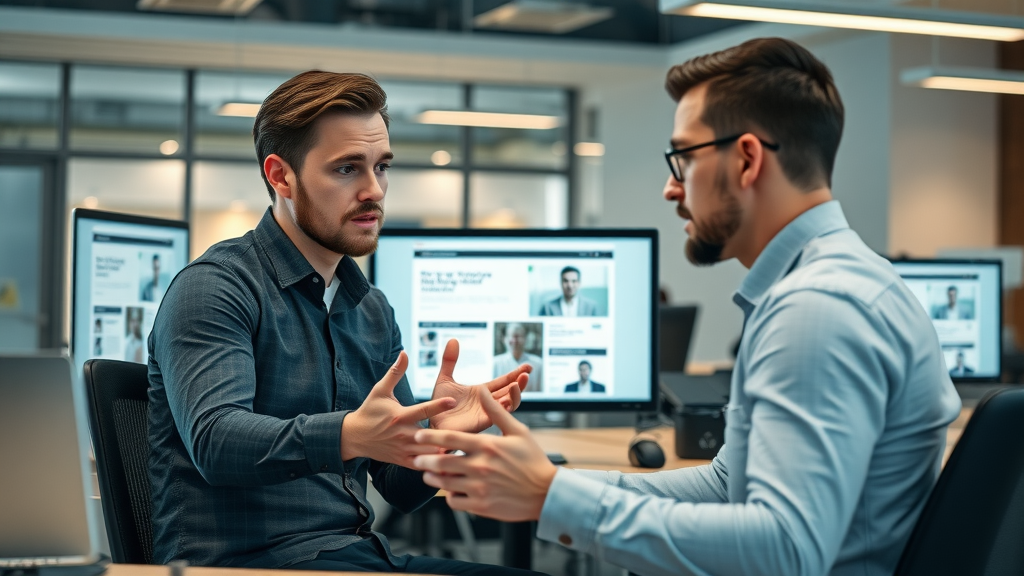 Modern web design collaboration in a West Bloomfield small business - digital marketing for small businesses in West Bloomfield