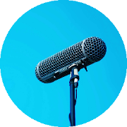Mic icon representing Text to Speech
